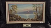 Vintage framed original painting