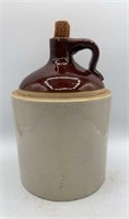 1 Gal. Western Stoneware Crock, Brown & White