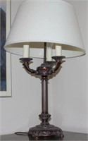3 bulb table light, table light with bear shade