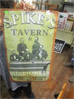 Tin Spike Tavern Sign