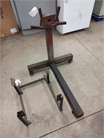 Two motor stands