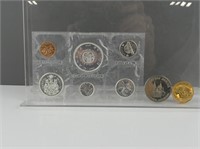 1964 CANADIAN SPECIMEN COIN SET, ETC