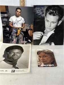 Miscellaneous lot of signed actor photographs