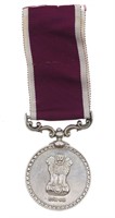 INDIA LONG SERVICE AND GOOD CONDUCT SILVER MEDAL