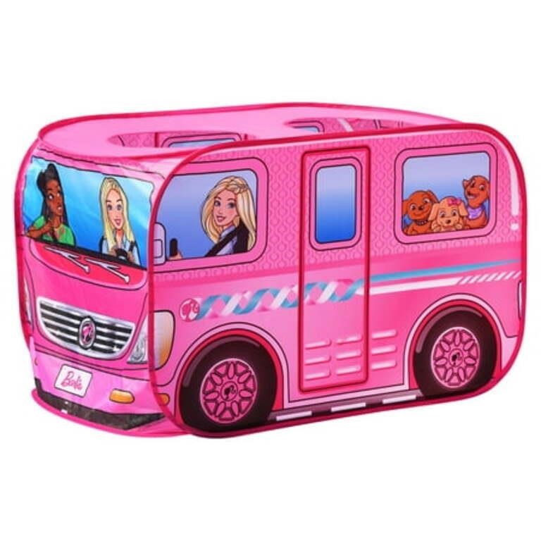43D x 27W x 27.5H  Barbie Dream Camper Pop up Indo