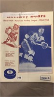 Hershey Bears vs Buffalo Bisons, 1968-69 Program