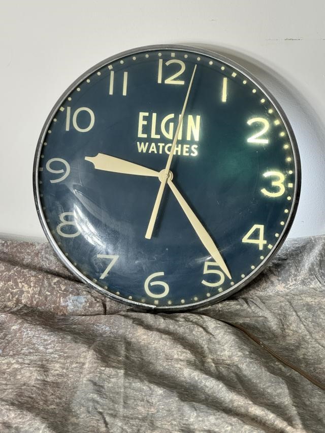 Elgin Watches 15 inch Clock