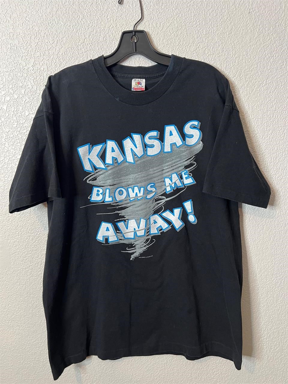 Vintage Kansas Blows Me Away Tornado Shirt