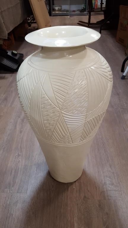 23" Tall Floor Vase For Dried Flowers, Branches