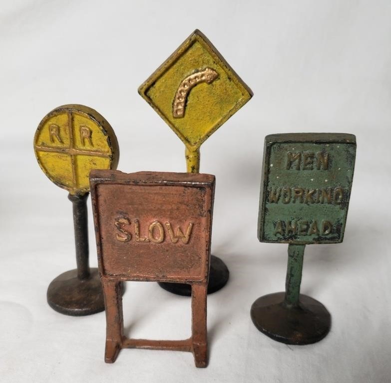 CAST IRON ROAD SIGNS