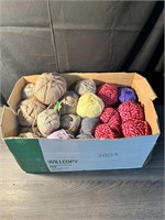 Large Box Full Of Yarn