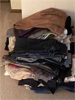 Over 100 pairs womens jeans, slacks, size 12&14