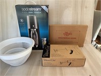 Soda Stream (new in box); Pampered Chef; and more