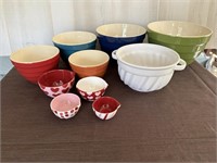 Nesting Mixing Bowls, Strainer, and more