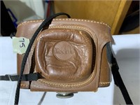 Vintage Kodak Camera in Leather Case