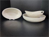 3-Longaberger Serving Dishes