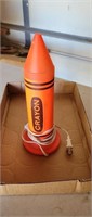 1992 Crayola Crayon light approx 12"