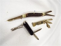 (1) Vintage Trim Bassett Pocket Knife (1) Swiss