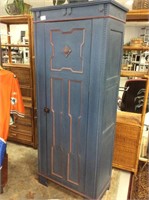 Blue pantry cabinet