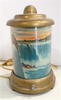 Antique Niagra Falls Motion Lamp