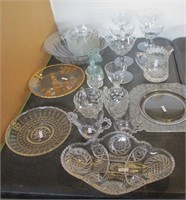 Heisey Berry Bowl Set & Misc Crystal