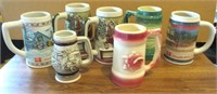 Miller, Budweiser & Misc Beer Steins