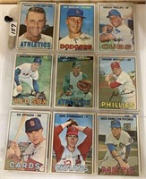 27- 1967 OPEE CHEE baseball cards