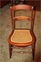 Caned Bottom Antique Chair