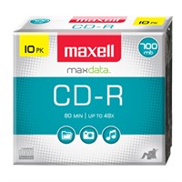 Maxell CD-R Music for Audio Recording 80 Minutes -