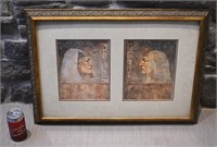 Cadre égyptien, 26.5'' x 19''