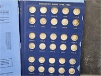 Full Roosevelt Dime Book 1946 to1987