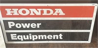 HONDA POWER EQUIPMENT 24" X48" METAL SIGN