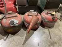 3 gas cans