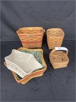 (4) Longaberger Baskets