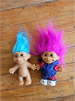 Lot of 2 Troll Dolls