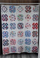 Vtg Handmade Quilt