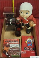 FLAT BOX OF HUSKERS COLLECTIBLES