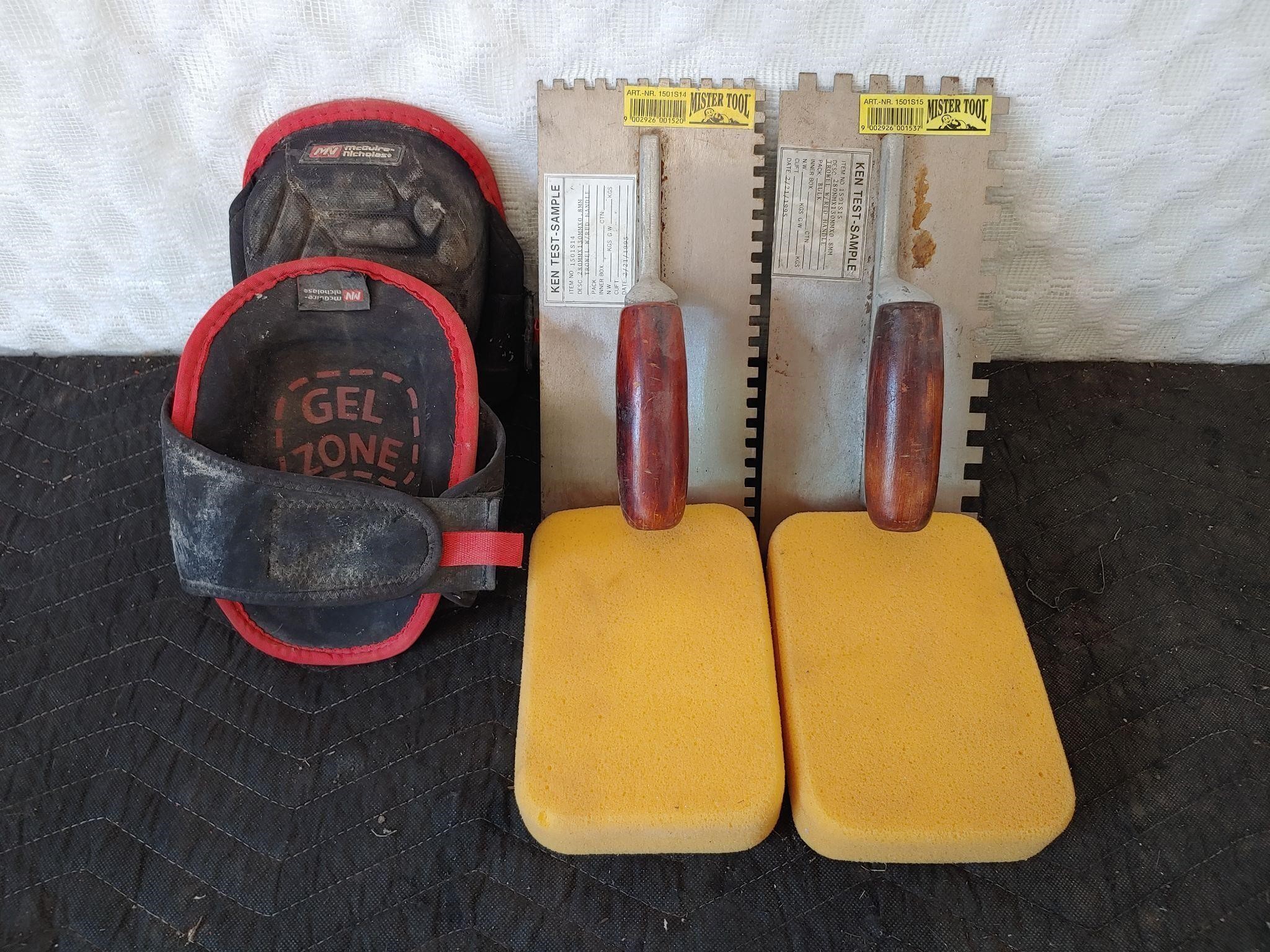 Lot 1 of Tile laying tools
