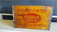 Double Cola Orange Crush Wood Kewaunee Crate