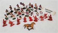 Lot Of Small British Revolutionary Soldiers Metal
