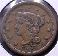 1856 LARGE CENT XF PQ