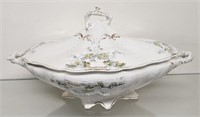 1900s Chinese Serving Bowl 12 1/2 in.W