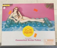 Sun Squad Inflatable Connected Swim Tubes