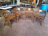 four kitchen chairs