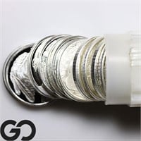 20-coin Tube 1oz Generic Silver Rounds, 20 Ounces