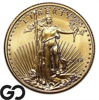 1/10oz American Gold Eagle, .999 Fine Bullion
