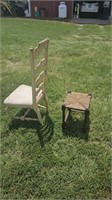 Stool and chair