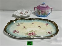 Vtg Warwick 8x12 Tray Sugar Germany Soap Dish