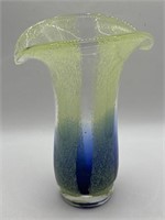 Teleflora Murano Style Art Glass Vase 8”