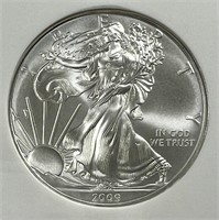 2009 1oz American Silver Eagle NGC MS69